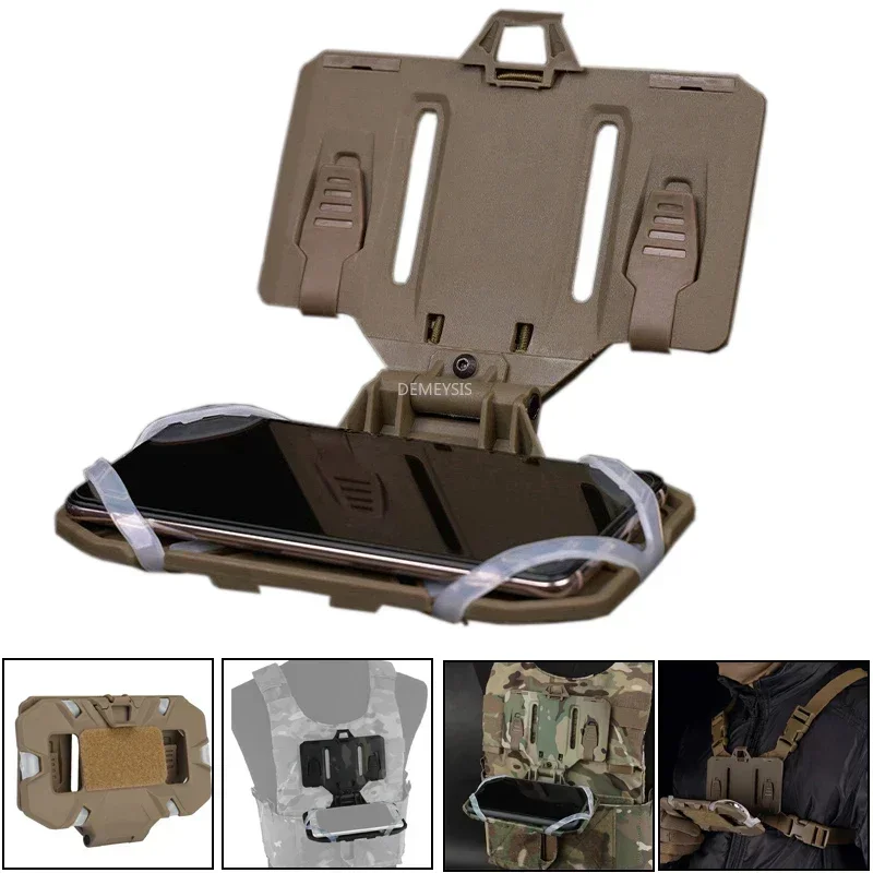 Bolsillo pecho MOLLE para teléfono–Caza Paintball - imagen 3