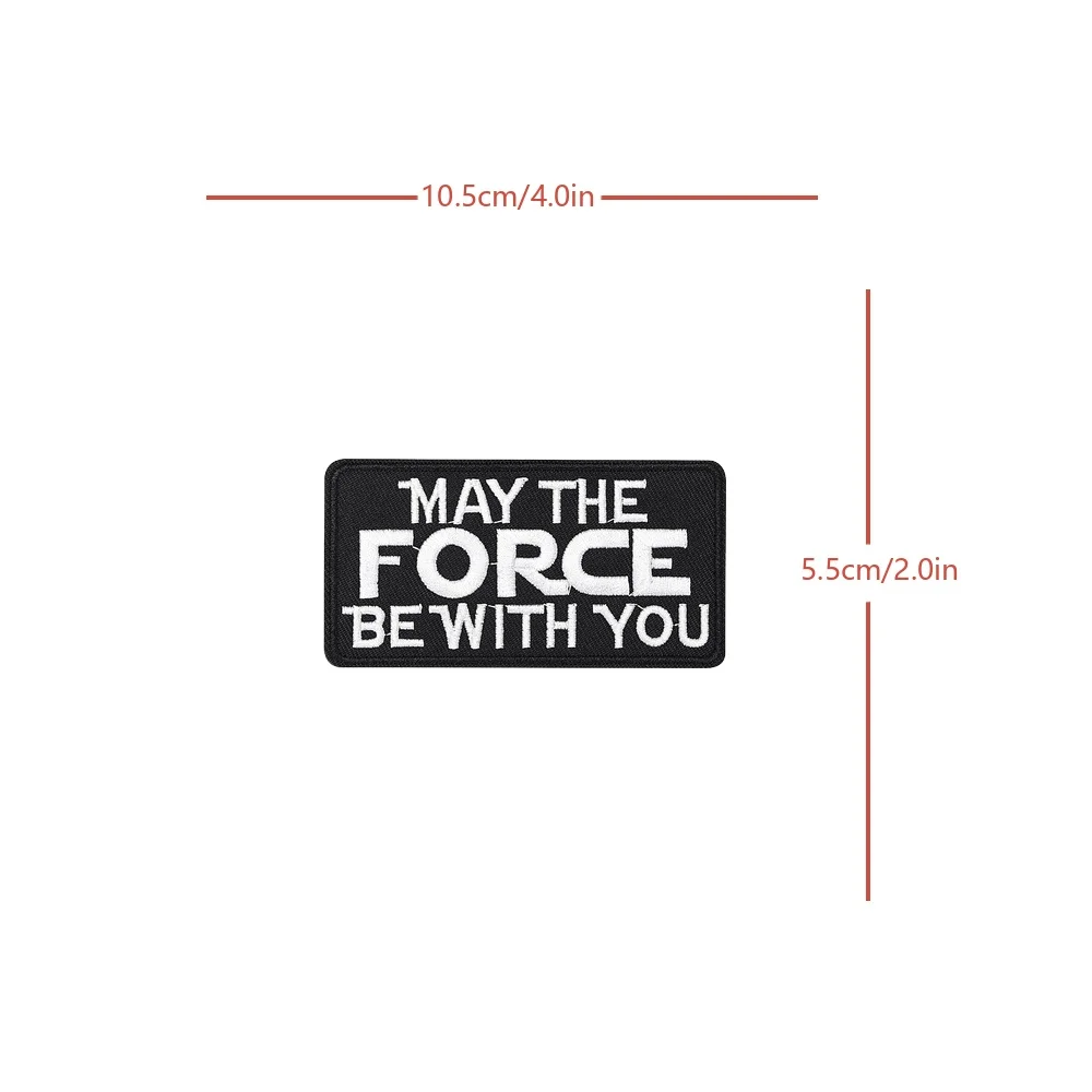 Parche bordado The Force Meme con velcro para MOLLE - imagen 5