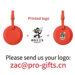 Etiqueta para maleta de PU personalizada y antipérdida