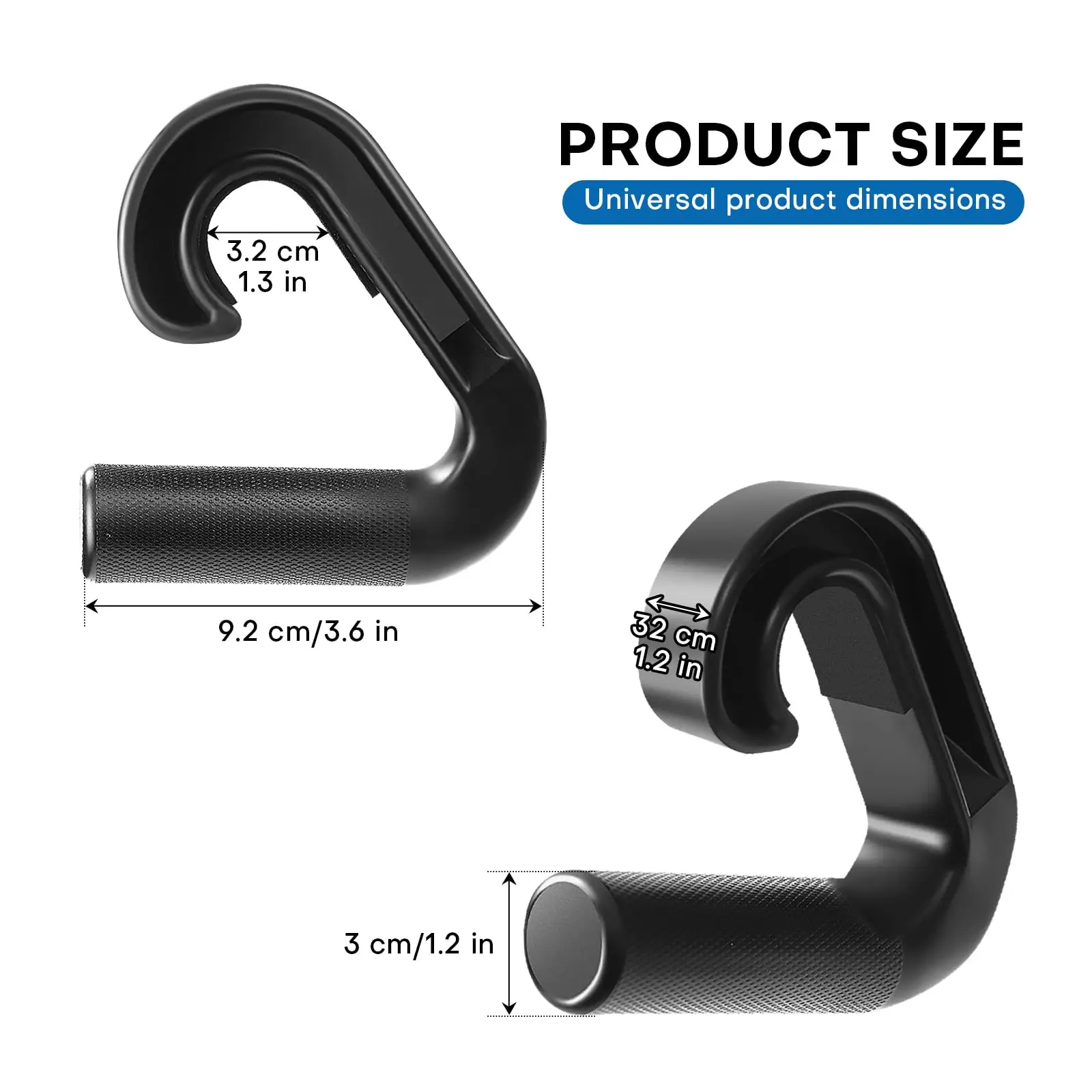 Agarres para dominadas y peso muerto: ergonómicos, resistentes - imagen 2