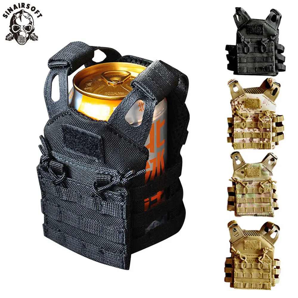 SINAIRSOFT Chaleco táctico MOLLE mini ajustable para caza - imagen 4
