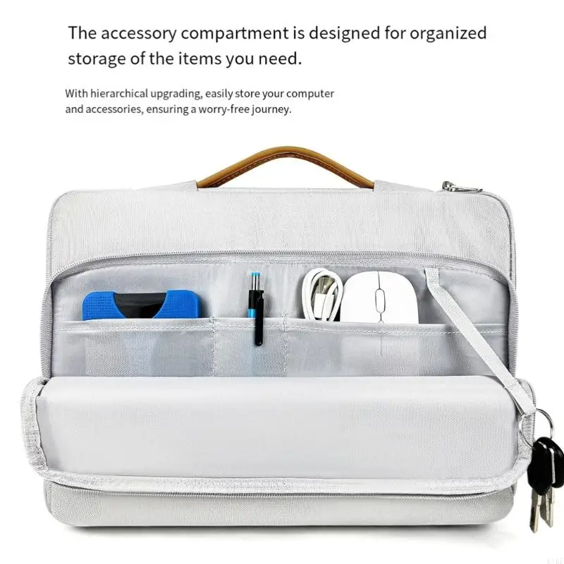 Funda acolchada antichoque para portátil con protección de viaje - imagen 2