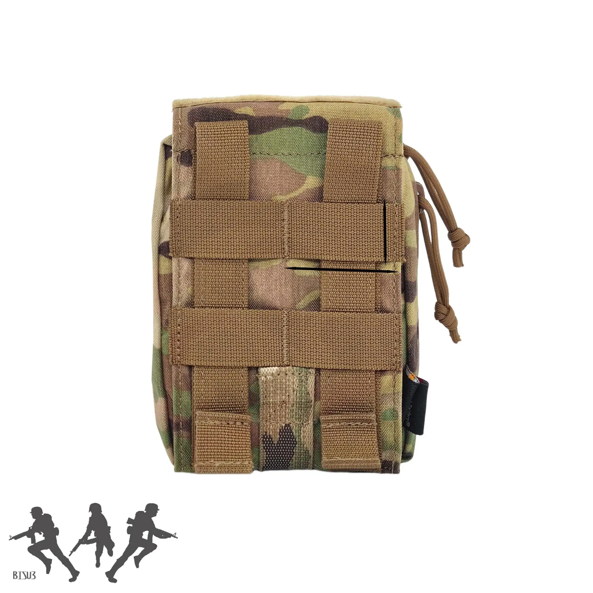 Bolsa médica táctica ATS liberación rápida Multicam – Con tapa - imagen 5
