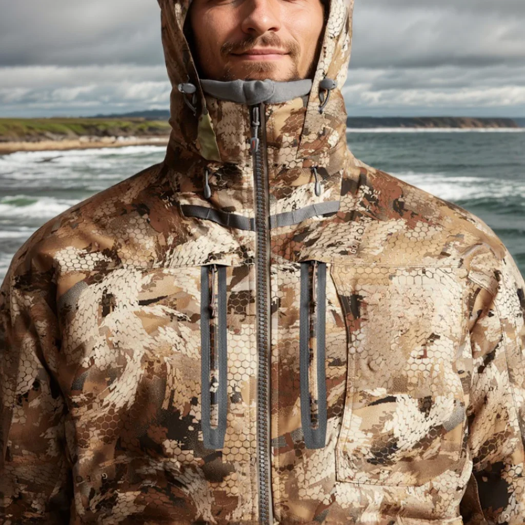 Chaqueta de caza táctica aislante camuflaje aire libre invierno - imagen 3