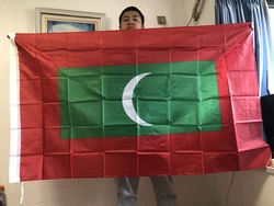 Bandera nacional de Maldivas en poliéster para decoración exterior