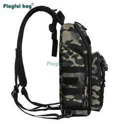 AVA128 Mochila de pesca con tres correas para hombro – Bandolera