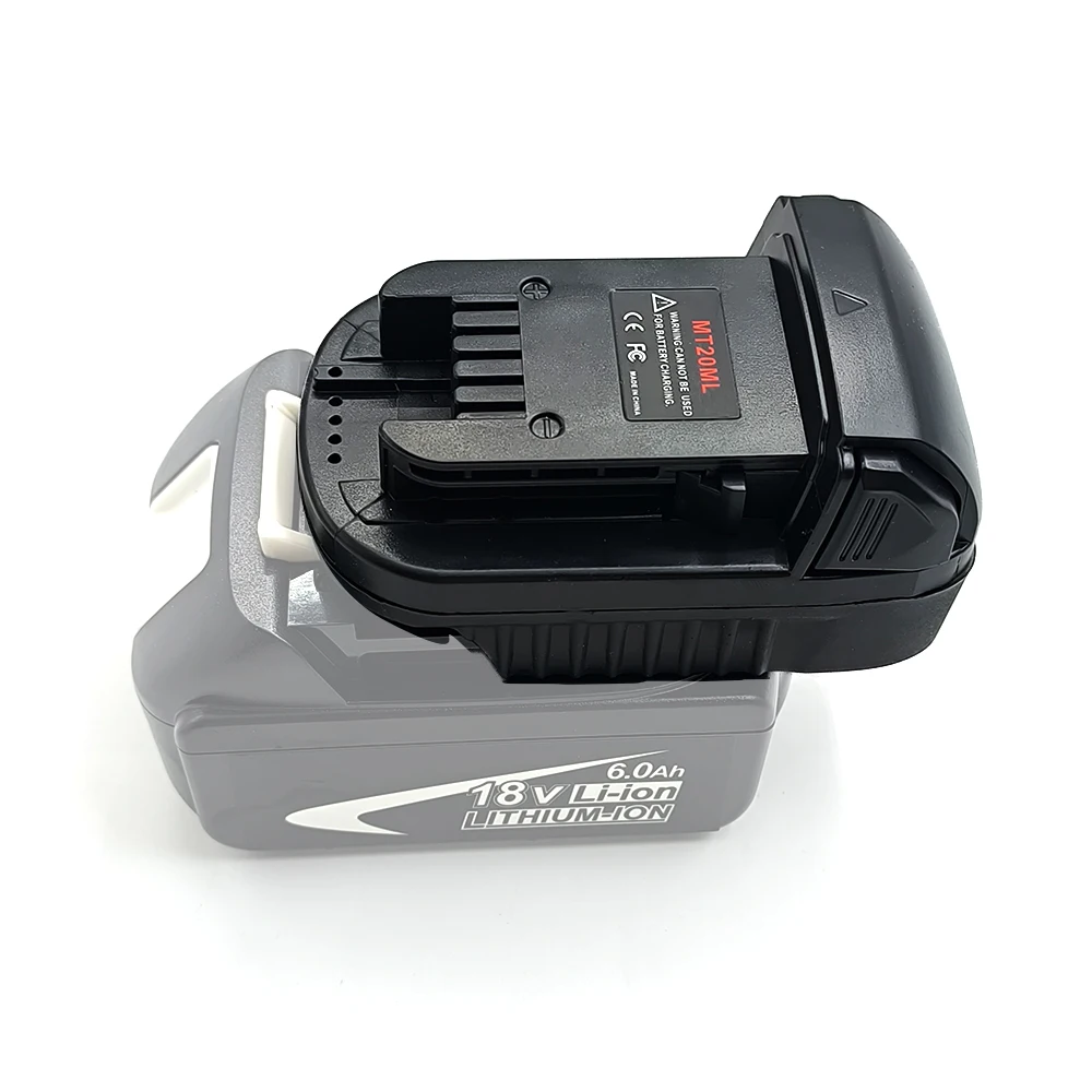 Adaptador MT20ML para conversión de baterías Makita a Milwaukee
