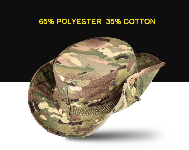 Sombrero tipo Boonie camuflado para exteriores