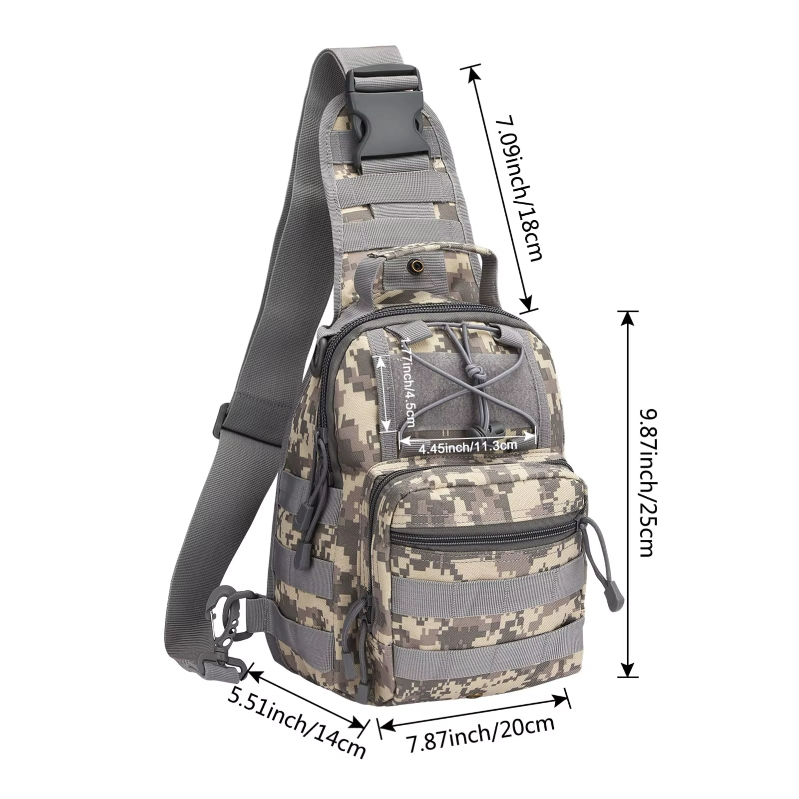 Mochila táctica para hombre, ideal senderismo, viaje y outdoor - imagen 4
