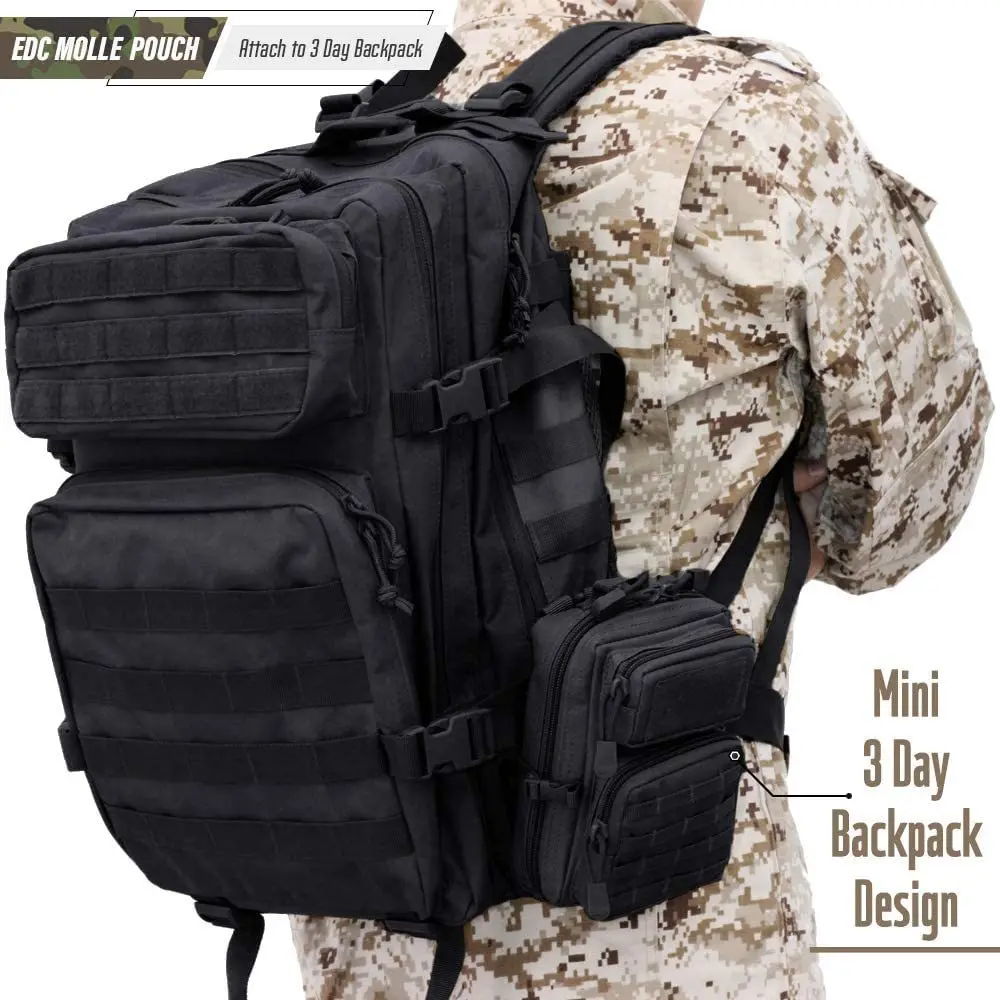 Bolsa táctica MOLLE utilitaria mini con funda IFAK y EDC cintura - imagen 5
