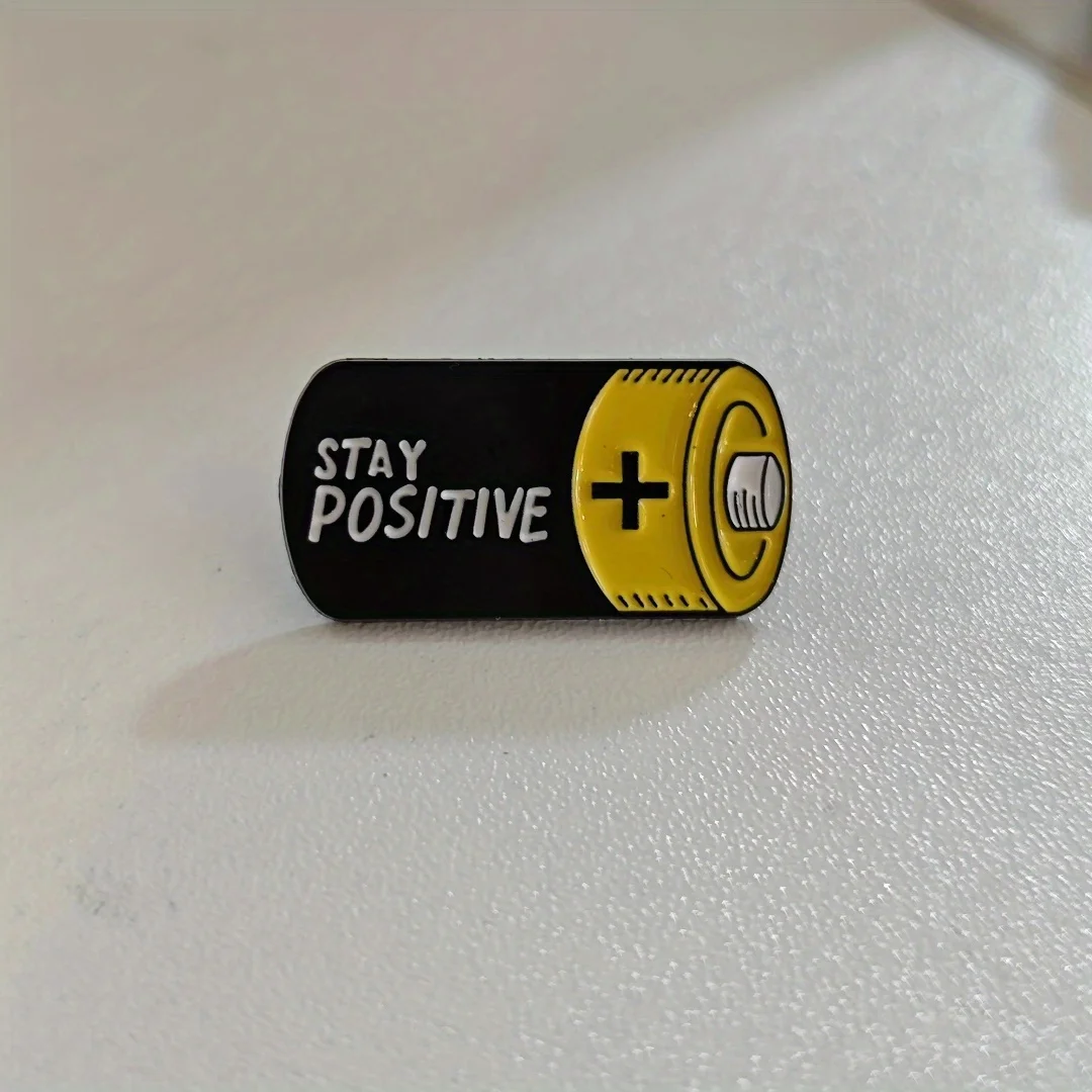 Broche táctico estilo batería optimismo diario unisex - imagen 4