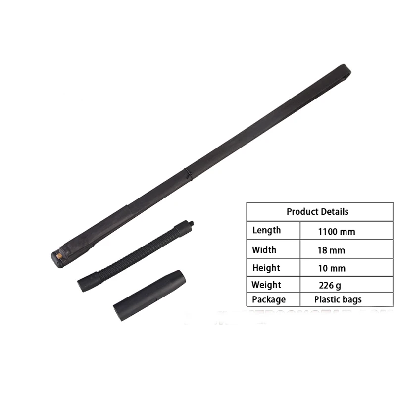 Antena táctica estilo PRC-148/152 en acabado BK