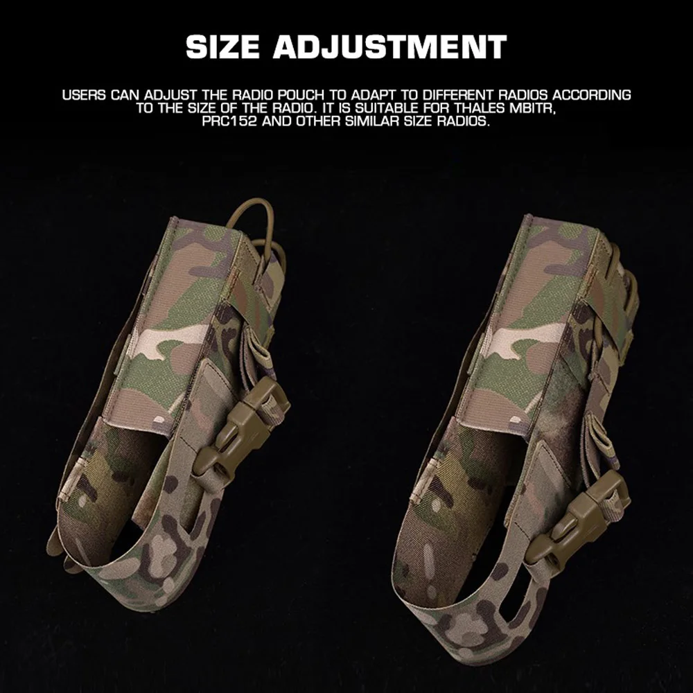 Funda MOLLE walkie talkie MPU5 PRC152 PRC163 - imagen 2