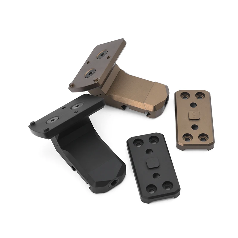 Soporte óptico compensado de 45 grados visto desde arriba