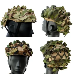 Funda de casco táctico red camuflaje 3D – Nailon para Airsoft Paintball