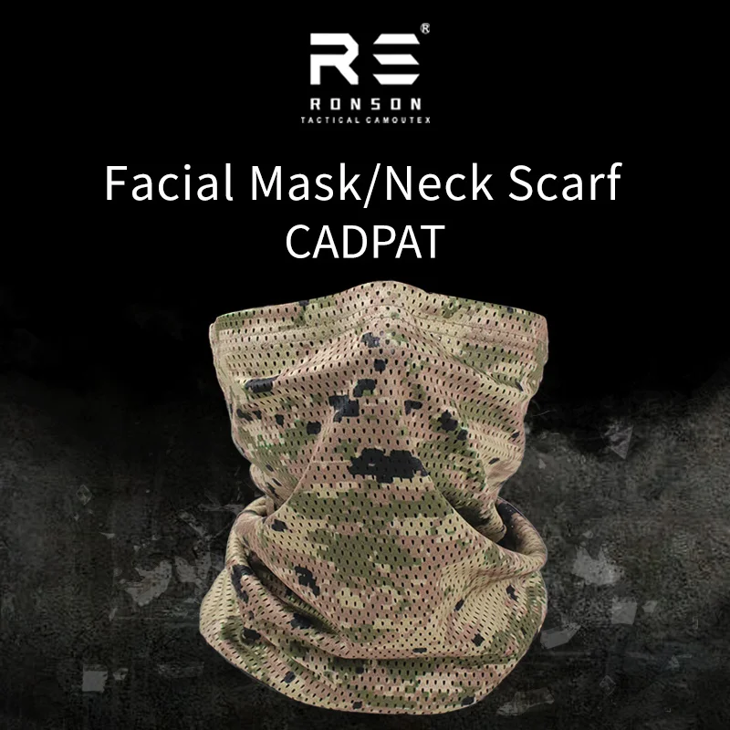 CADPAT MT máscara táctica camuflaje verano protección solar cuello