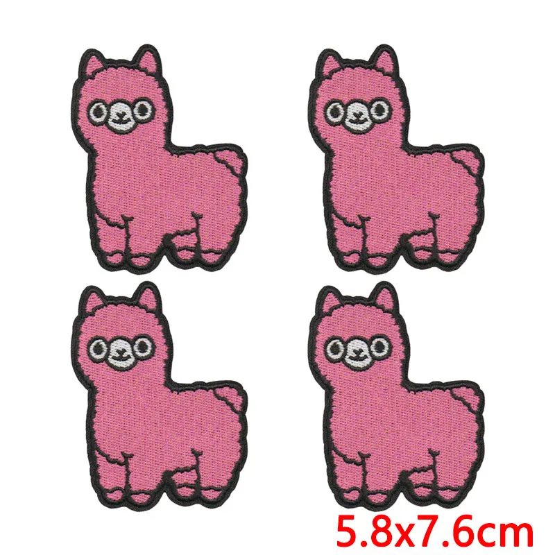 Parche termoadhesivo alpaca, pata de gato y conejo bordados - imagen 5