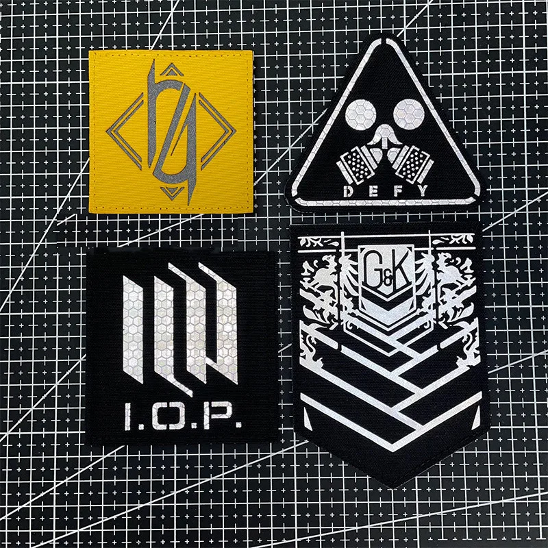 Parche táctico reflectante Girls Frontline – Insignia adhesiva para chaleco