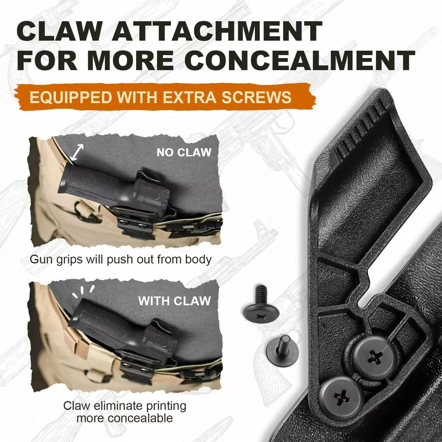 Funda IWB Kydex Sig Sauer P365-XMacro corte óptico – Mano derecha - imagen 3