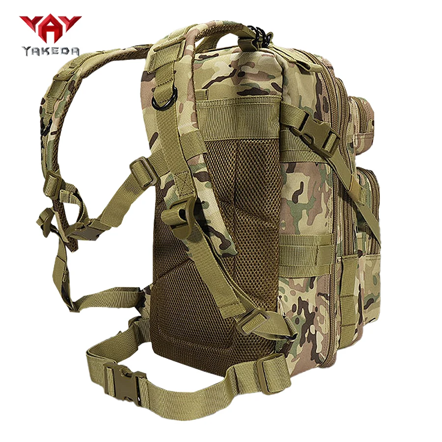 YAKEDA Mochila táctica de poliéster 600D con bolsillos multicapa - imagen 4