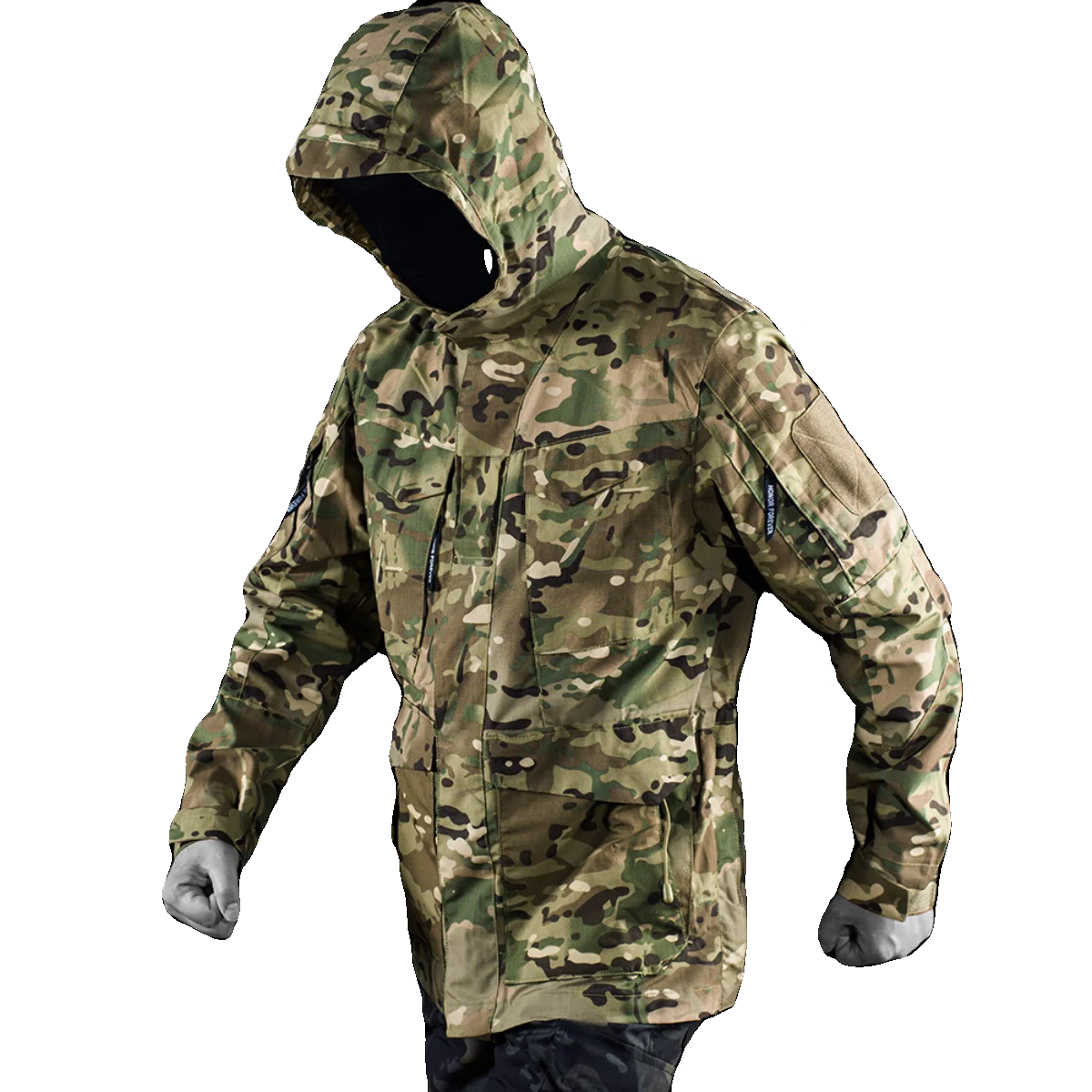 Chaqueta táctica MOLLE con barra expansión accesorios aire libre - imagen 5