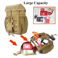 Bolsa táctica MOLLE para botella, EDC médica y defensa personal