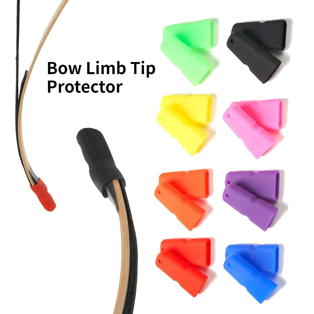 Protectores de arco de silicona para puntas de recurvo tradicional antidesgaste - imagen 2