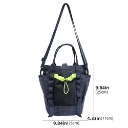 Bolso MOLLE táctico con cierre de cordón para senderismo y montaña