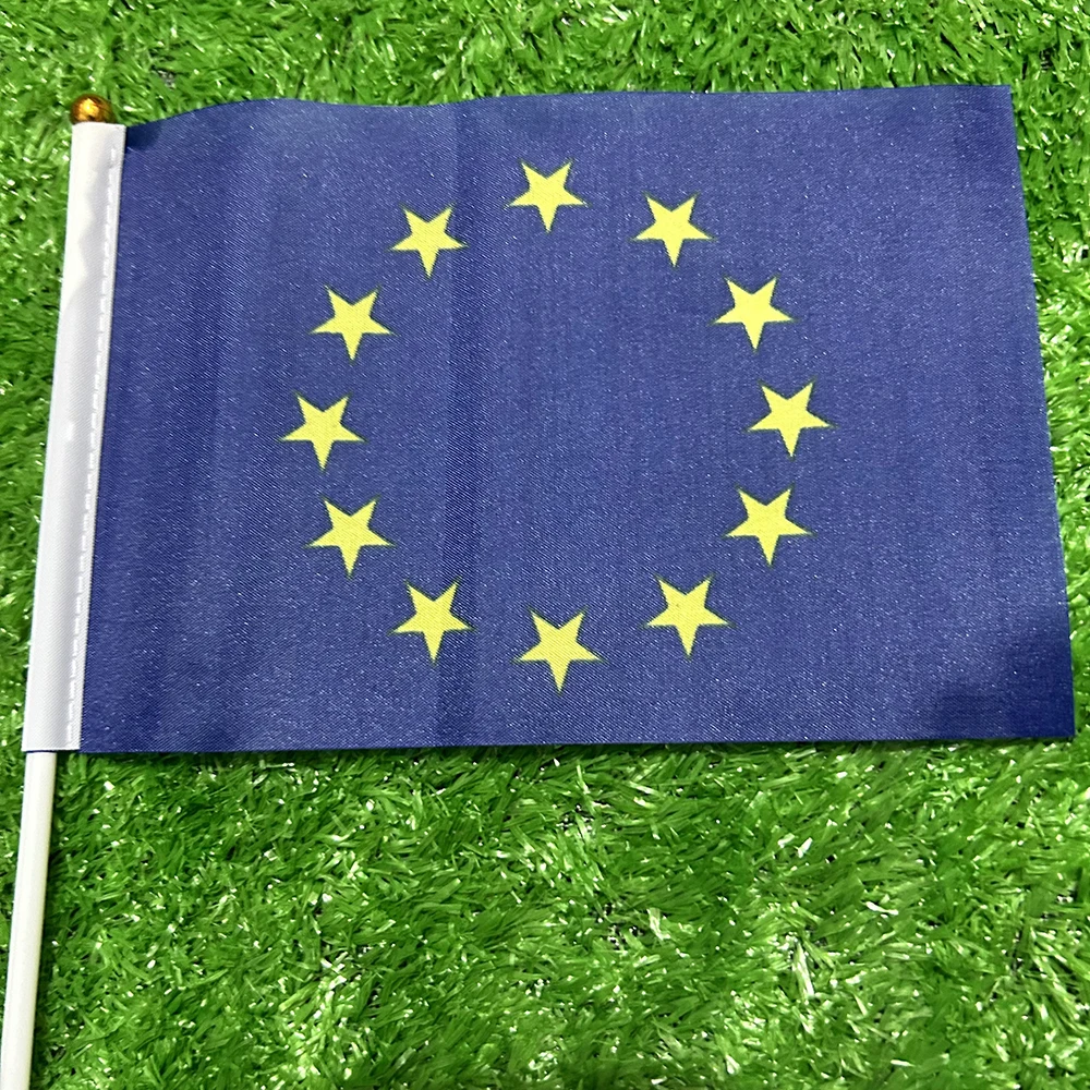 Bandera en decoración - stand