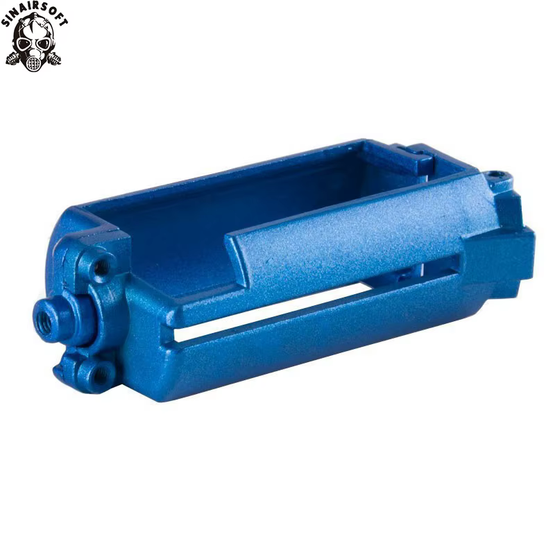 SINAIRSOFT Marco motor azul de aleación para AK AEG – Base soporte - imagen 4