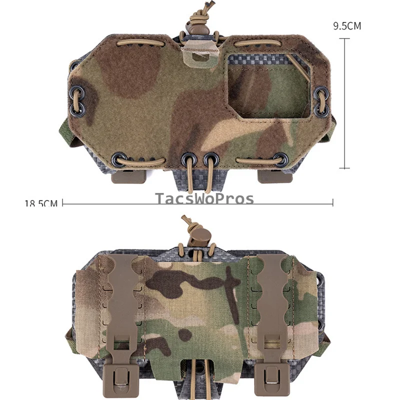 Portamóvil táctico MOLLE para chaleco y airsoft - imagen 2