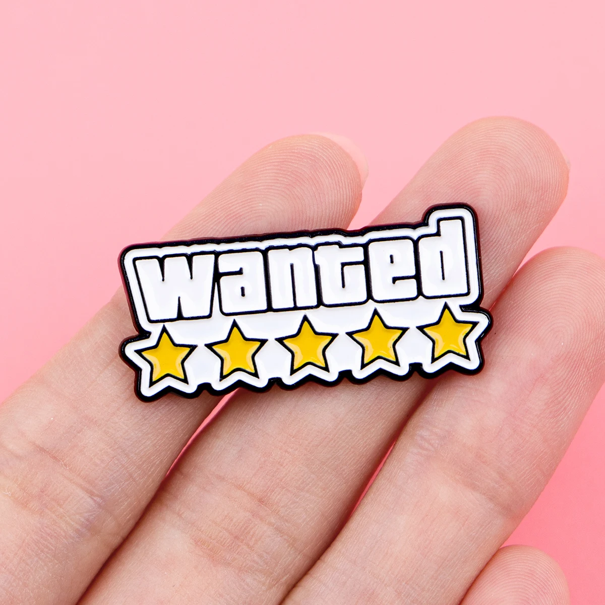 Pin de solapa esmaltado estrella de metal – Alfiler para mochila - imagen 4