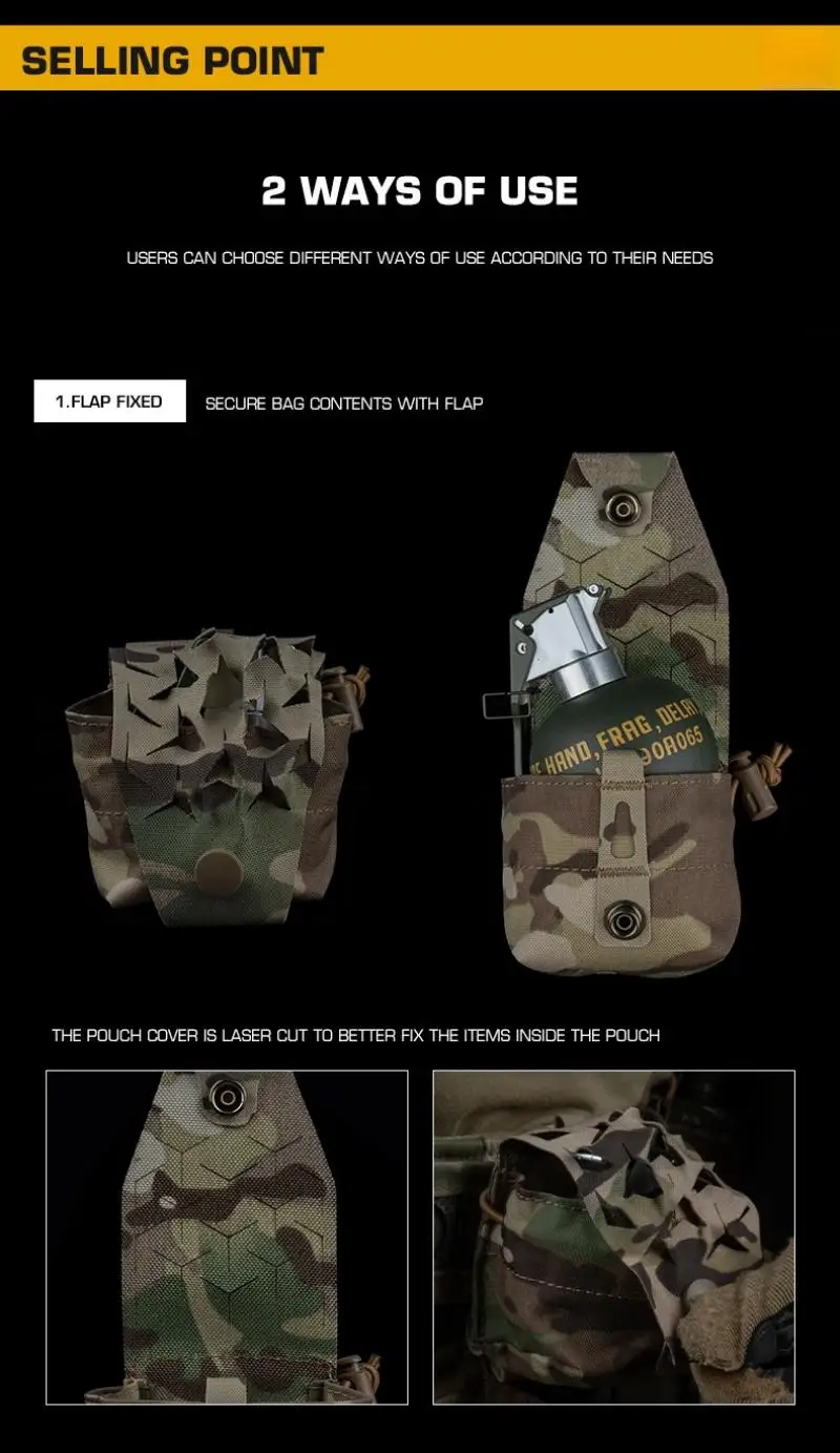 Montaje en chaleco plate carrier con otras bolsas
