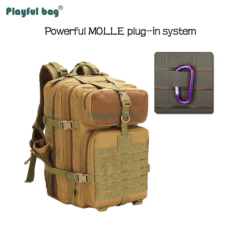 Mochila en terreno