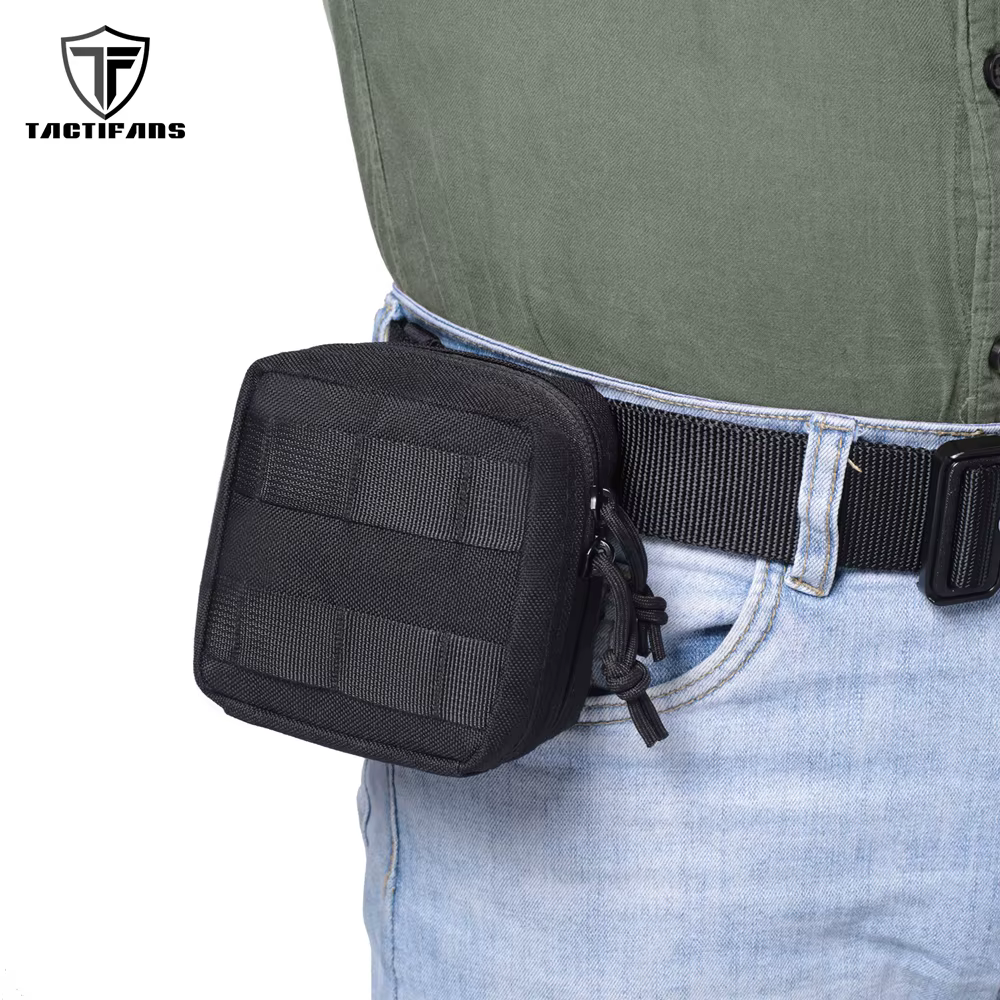 Bolsa táctica EDC MOLLE cuchillo brújula linterna senderismo caza