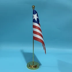 SKY FLAG Bandera Liberia poliéster para escritorio