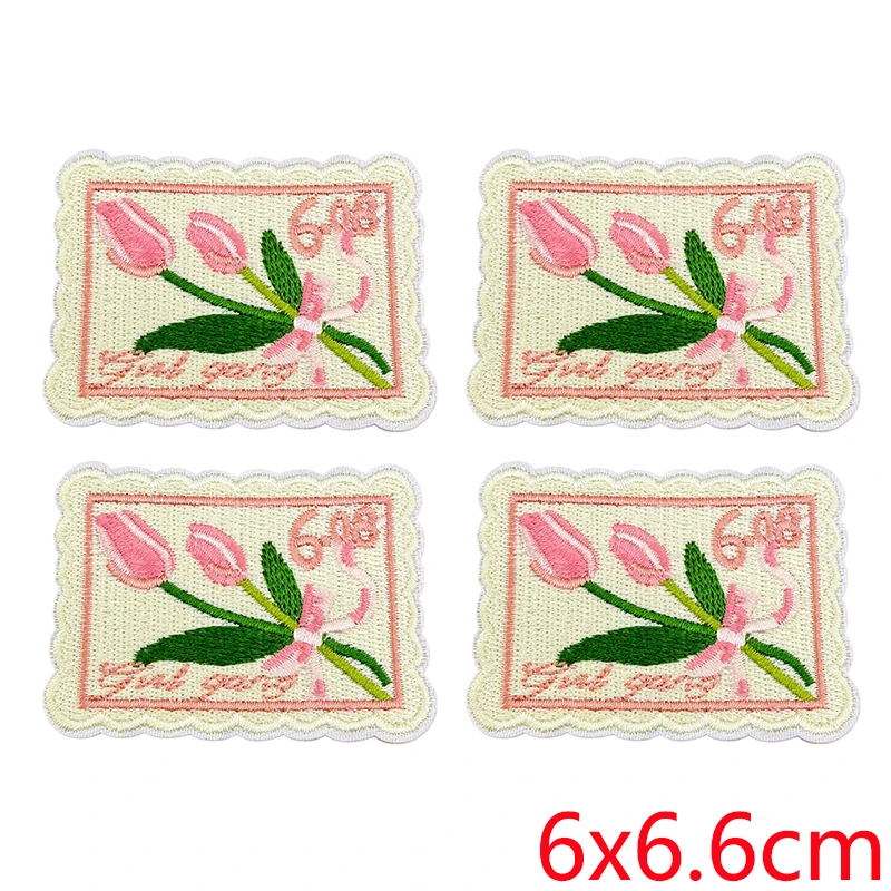 Set de parches bordados para renovar prendas