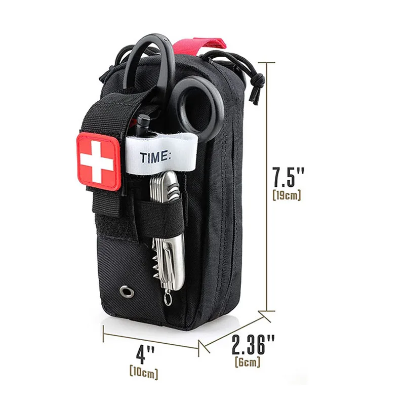 Bolsa médica táctica Molle EDC IFAK –kit emergencia - imagen 3