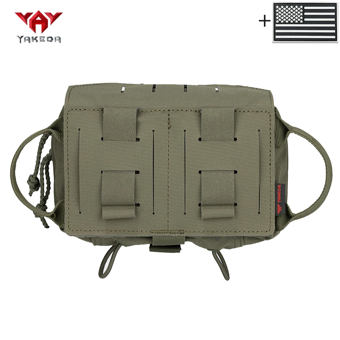 YAKEDA Cierre de liberación rápida para bolsas MOLLE resistentes - imagen 3