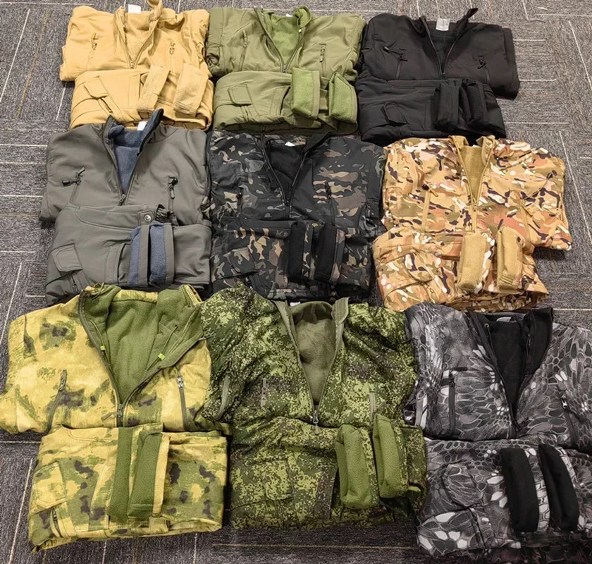 Chaqueta táctica impermeable con cremallera forro polar cortavientos - imagen 5