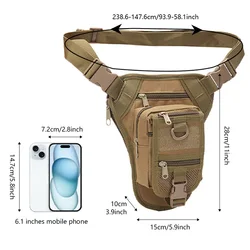 Riñonera táctica camuflaje impermeable para montaña y entrenamiento