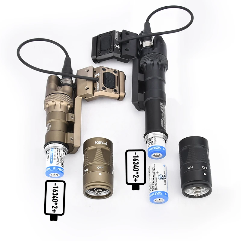 WADSN Linterna táctica M300/M600 estroboscópica con montaje 20mm - imagen 2