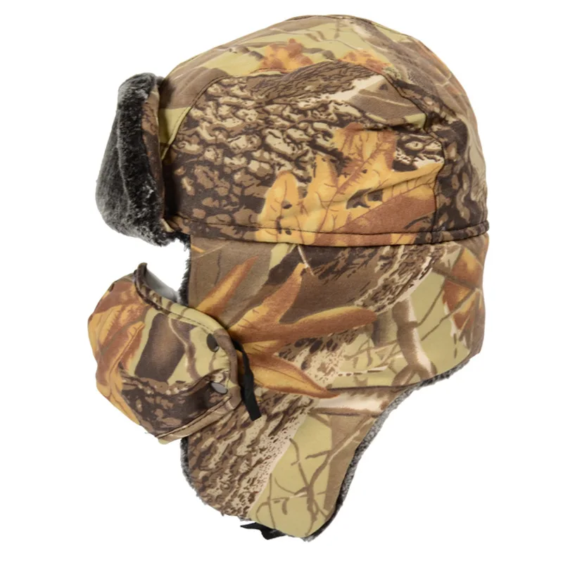 Gorro camuflaje biónico táctico con protección auditiva y viento - imagen 4