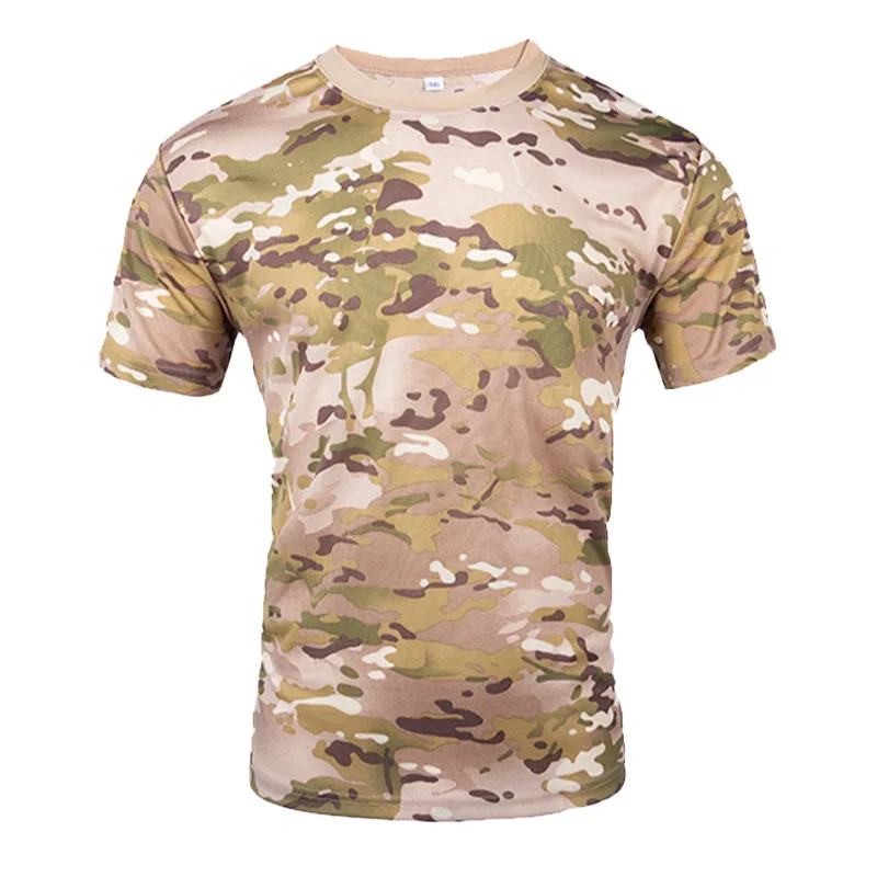 Camiseta táctica de secado rápido camuflaje malla transpirable - imagen 3