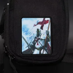 Parche táctico cruzado velcro moral militar – insignia para mochila