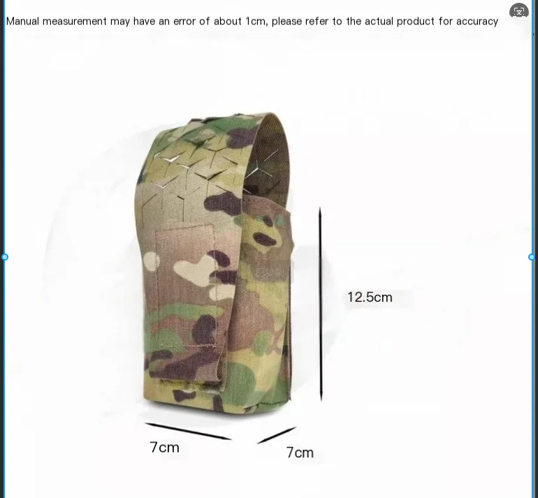Detalle de montaje modular y compatibilidad MOLLE