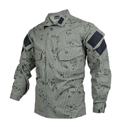 Chaqueta táctica de algodón manga larga para entrenamiento aire libre