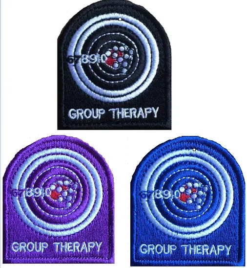 Parche táctico bordado TERAPIA GROUP con velcro para tiro deportivo