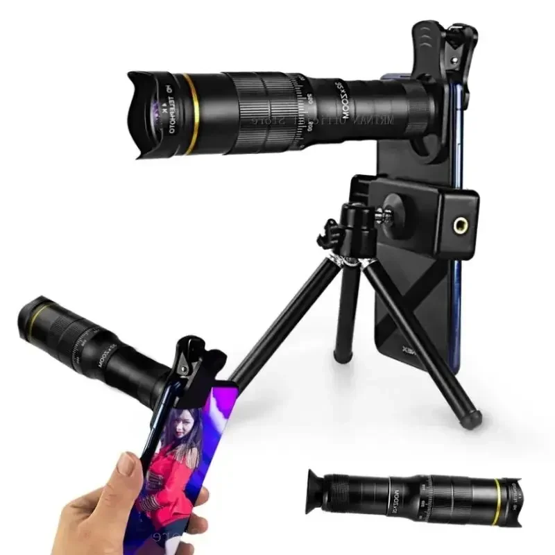 Telescopio monocular profesional de zoom HD con trípode de metal - imagen 5