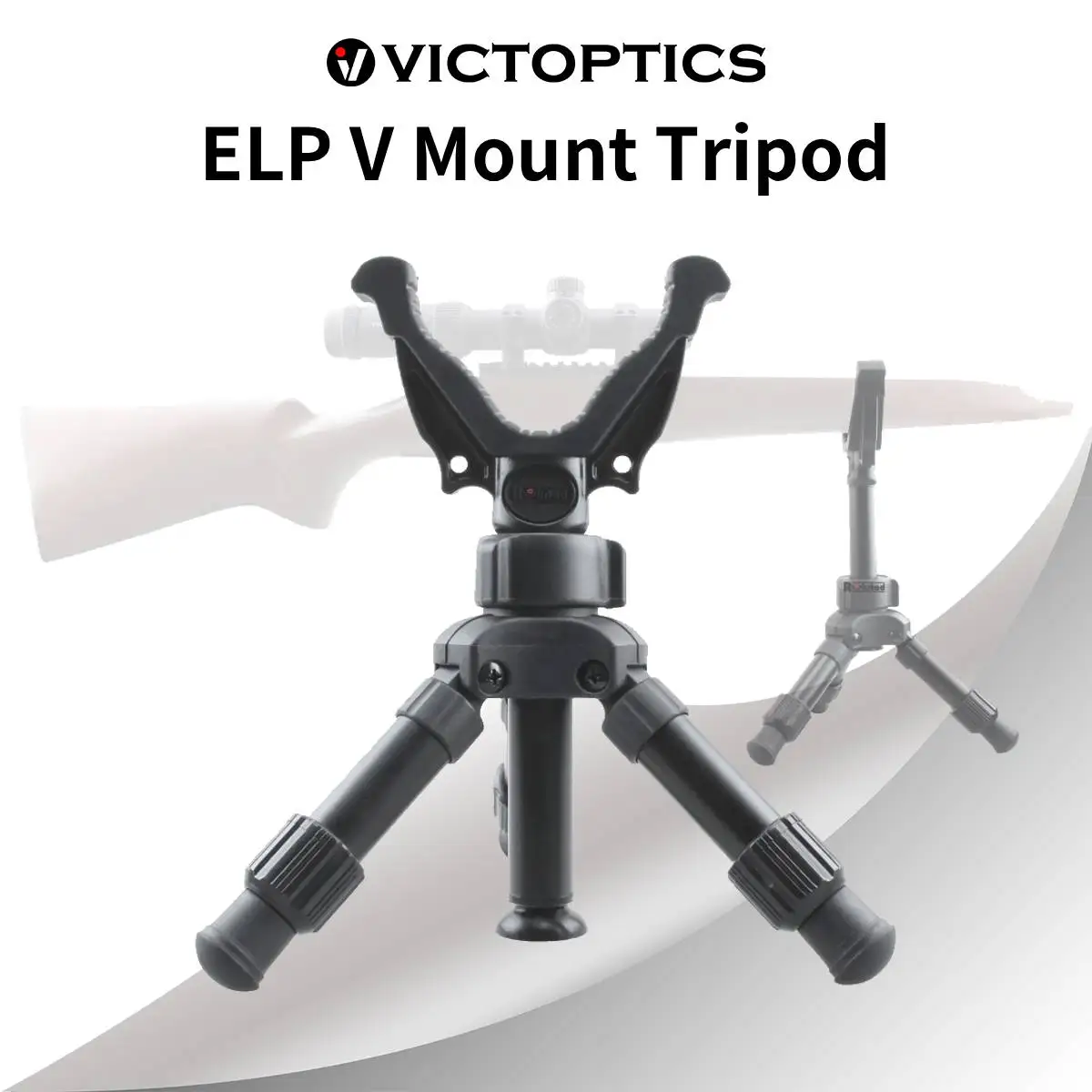 Victoptics Rokstad ELP trípode de tiro con cabeza V portátil